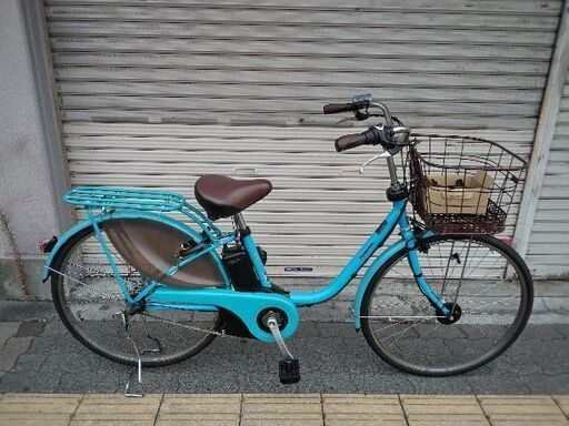 [Panasonic]ViVi Style(ビビ スタイル)DX  26吋電動アシスト自転車 8.0Ahバッテリー+充電器+キー2本付(クラウディブルー)