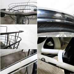 直接引取歓迎　サイクルベースあさひ　オフィスプレス　7段変速クロスバイク　カゴ付き 鍵付き　通勤　通学　軽快自転車 OFFICE PRESS