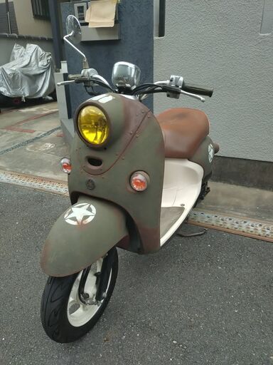 【米基地用】ヤマハ vino-DX(SA37J)4ST-FI車 エイジング塗装!