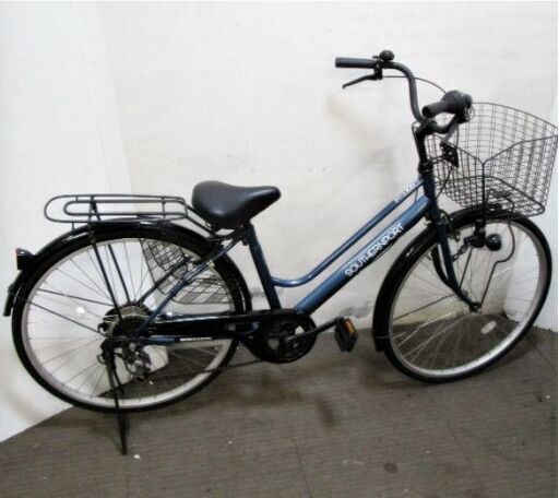 直接引取歓迎　コーナンオリジナル　6段変速自転車　26インチ　SOUTHERNPORT　ママチャリ　シティサイクル　通勤　通学　サザンポート