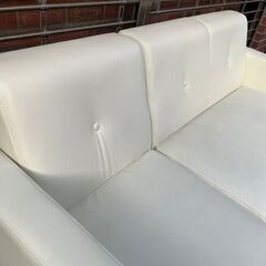 売約済み【池上店】 ニトリ NITORI ソファ Nシールド 白 ホワイト 合皮 