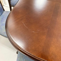 【美品‼️】定価75万♪ マルニ木工 伸長式6人掛けダイニングテーブルセット ベルサイユシリーズ 