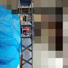 山口)【店頭引取限定】メタルシステム イタリア製 メタルラック 幅1570