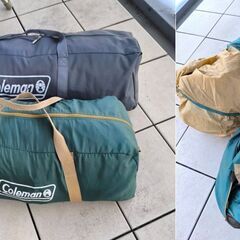 【直接手渡し限定】キャンプセット　コールマン　テント　タフワイドドーム300　タープ　パーティーシェード360　ペグ　マット2ヶ