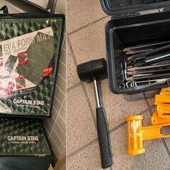 【直接手渡し限定】キャンプセット　コールマン　テント　タフワイドドーム300　タープ　パーティーシェード360　ペグ　マット2ヶ