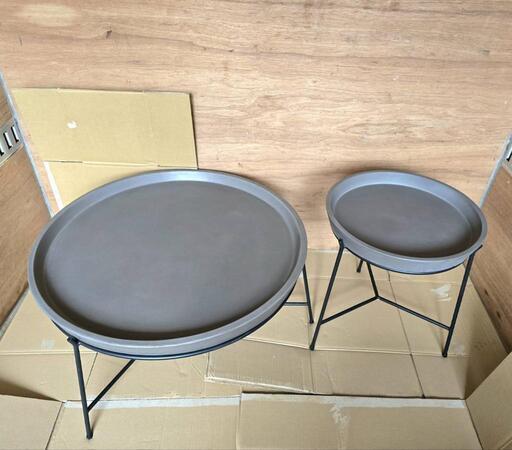 moda en casa モーダエンカーサ APOLLO coffee table アポロコーヒーテーブル ローテーブル 大小セット