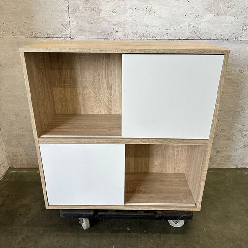 【ジモティ限定特価】 2段 シェルフ 収納家具 ベガコーポレーション Y0284