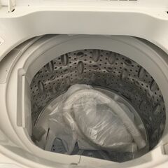 【FU949】★シャープ SHARP  全自動洗濯機 5.5kg ホワイト系 ES-GE5D  2020年式  生活家電 シンプル おしゃれ クリーニング済 堺市 深井 【ジャングルジャングル深井店】