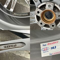☆シュナイター☆18インチ ホイール 18×7.5J +53 114.3 インチアップ 