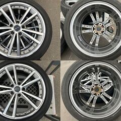 ☆シュナイター☆18インチ ホイール 18×7.5J +53 114.3 インチアップ 