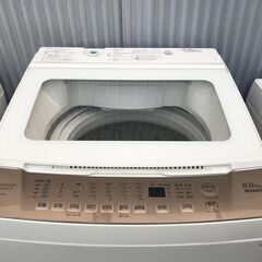 【FU950】★YAMADA  ヤマダ  全自動洗濯機 縦型  TWM-TV80G1  8.0kg  2020年式  生活家電 シンプル おしゃれ クリーニング済 堺市 深井 【ジャングルジャングル深井店】