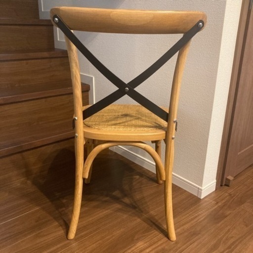 クラッシュゲート クロスバックチェア ダイニングチェア クラッシュ