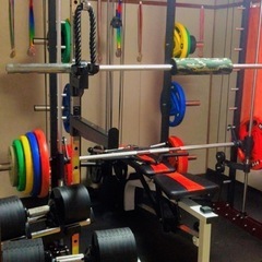 ホームジム スミスマシン パワーラック プレートセット 340kg