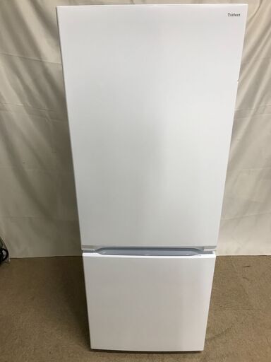 【北見市発】yselect ノンフロン冷凍冷蔵庫 YRZ-F15J 2022年製 150L 白 一人暮らし 新生活 ⓵ (E3021wY)