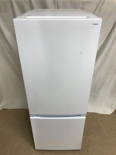 【北見市発】yselect ノンフロン冷凍冷蔵庫 YRZ-F15J 2022年製 150L 白 一人暮らし 新生活 ⓶ (E3022wY)