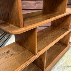 【池上店】　廃盤　廃番　希少　アクメ　アクメファニチャー　acme　furniture　POCATELLO SHELF 2018 ポカテロシェルフ オーク材 ヴィンテージ 3段シェルフ 14万 無垢材　ビンテージ　カントリー オーク  シェルフ　棚　ラック　飾り棚　間仕切り　パーテーション　サイドボード　オープンシェルフ　ローボード　カウンター　