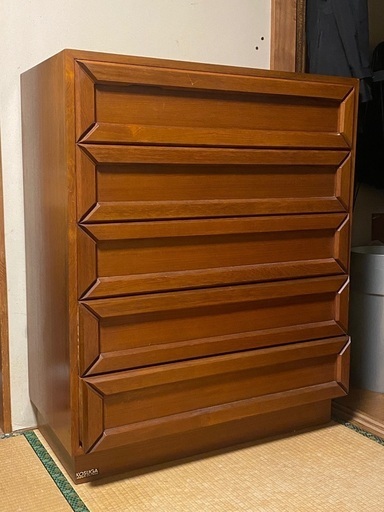 期間限定出品 最終値下げ コスガ 70年-80年代 ビンテージ チーク材 チェスト