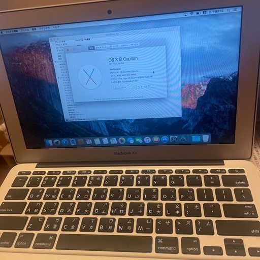 MAC AIR 2016年式