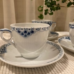 ロイヤルコペンハーゲン　プリンセス3個set　ソーサー&カップ