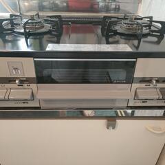 J095☆6ヶ月保証☆都市ガスコンロ☆ノーリツ NLG2280Q1LGM 2019年製