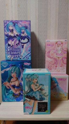 値下げ初音ミク フィギュア 5種類セット