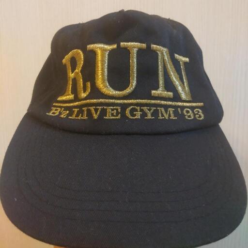 B'z RUN キャップ Bz/RUN LIVE GYM93/キャップ/FREE/コットン/BLK