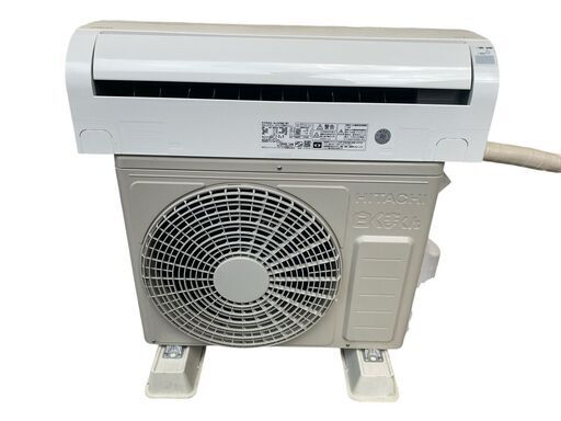【決まりました】激安【美品】日立 白くまくん ルームエアコン　RAS-AJ28M (W) 室外機　RAC-AJ28M 2022年製