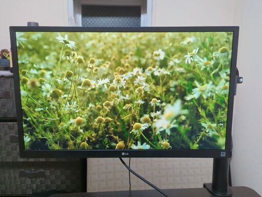 LG 27inch モニターとモニターアーム