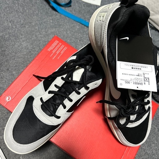 新品‼️NIKEコートバーロウ‼️ローカット、ブラックグレー‼️29cm11インチ‼️