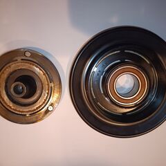 トヨタ純正 マグネットクラッチ 88412-22280 ロータ、ハブのみ（新品・未使用）デッドストック。ステータなし。