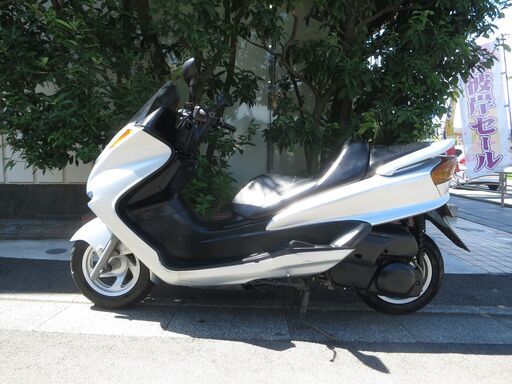 ヤマハ　マジェスティ250(SG03J)　実働中古車　純正スタイル　バッテリー新品交換済　タイヤ前後バリ山　ナンバー登録書類有り ヤマハ マジェスティ250(SG03J) 実働中古車 純正スタイル バッテリー