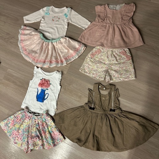 ベビー服　80cm 女の子　夏〜秋服　ケイトスペード　パンパンチュチュ　プティマイン　cottoli