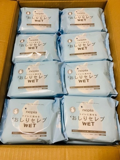 ノンアルコールウエットティッシュ ネピア トイレに流せるおしりセレブＷＥＴ 詰替用 60枚入り