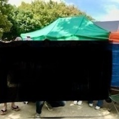 ワンタッチテント、グリーン