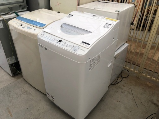 美品❗️2023年製 SHARP 6.5kg/3.5kg 電気洗濯乾燥機 ES-TX6G-S
