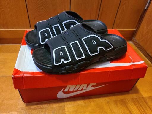 NIKE(ナイキ) サイズ:31.0cm AIR MORE UPTEMPO SLIDE エアモアップテンポ サンダル DV2132-001 US13/31cm ブラック \n