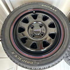 美品 冬（ホワイトレター） スタッドレスタイヤホイール4本セット  