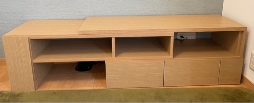 伸縮　テレビボード　ローボード　50インチまで対応　コーナーテレビ台
