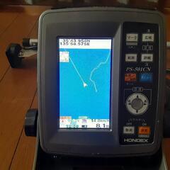 ホンデックス　PS-501CN GPS　レガー振動子ポール　中古セット