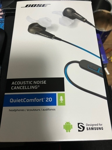 イヤホン　BOSE QC20 美品