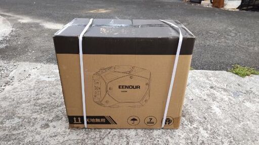 発電機1,800w 新品 。防災用や工事用に。
