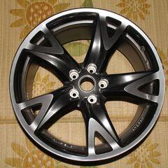 フェアレディZ Z34 後期 純正 ガンメタ アルミホイール×1本 リア用 19インチ 10J PCD114.3 ハブ径66 +30