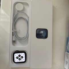 Apple Watch5 GPS 44mm ケース&バンド 箱付