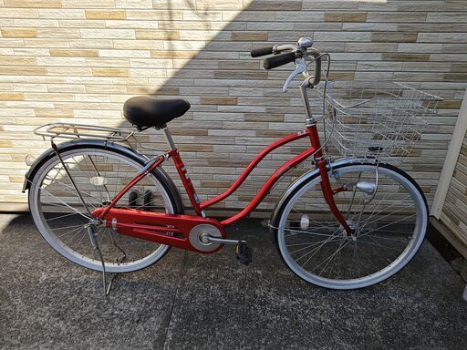 中古自転車 変速無し 26インチ LEDオートライト 軽整備済み 防犯登録対応 町田市 相模原市 MM410