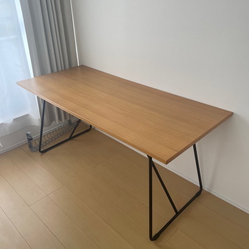 無印良品　木製折りたたみテーブル　デスク　160cm