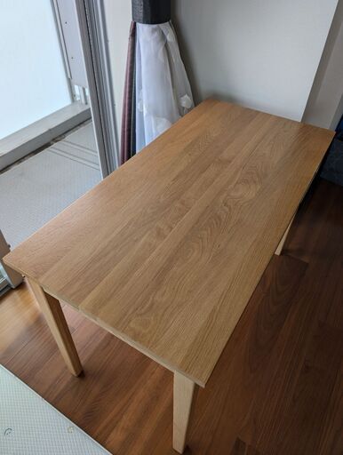無印良品　木製デスク　オーク材　幅110*奥行55*高さ70cm