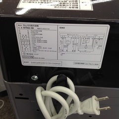 「ジモティー見た」で5％OFF！【6kg全自動洗濯機】6kg全自動洗濯機 ニトリ　NITORI NTR60BK 6kg 2022年製:ブラック