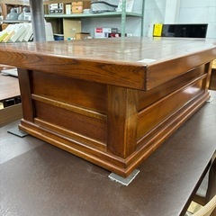 囲炉裏 テーブル 座卓 欅？ 和室 高級家具