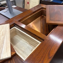 囲炉裏 テーブル 座卓 欅？ 和室 高級家具