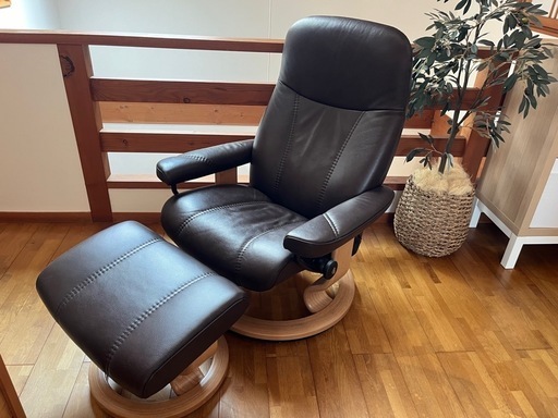 EKORNES エコーネス　\nストレスレスチェア　コンサル　Sサイズ　オットマン付き